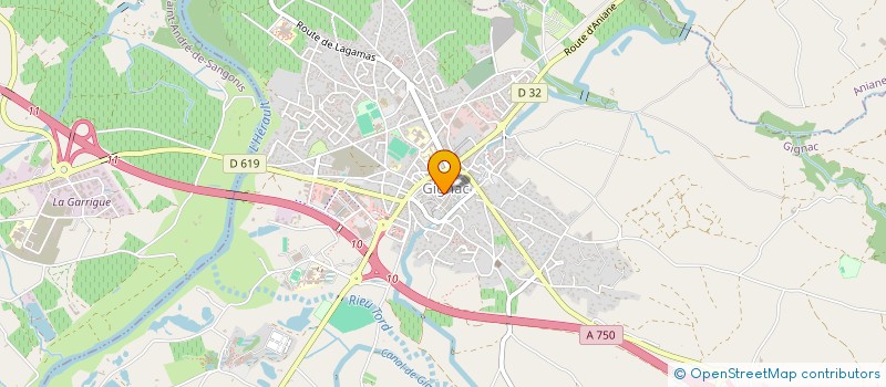 localisation de l'entreprise COMITE DPTAL DE L HERAULT DE SAVATE BOXE FRANCAISE ET D A  GIGNAC