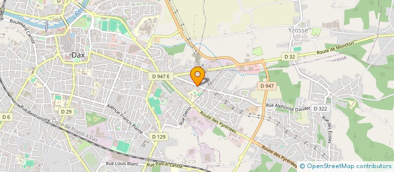 localisation de l'entreprise COMITE DROIT AU LOGEMENT à DAX