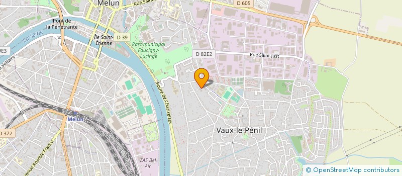 localisation de l'entreprise COMITE DROIT AU LOGEMENT 77 à VAUX-LE-PENIL