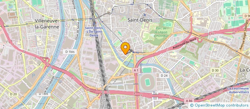 localisation de l'entreprise COMITE DROIT AU LOGEMENT (DAL) DE PLAINE COMMUNE à SAINT-DENIS