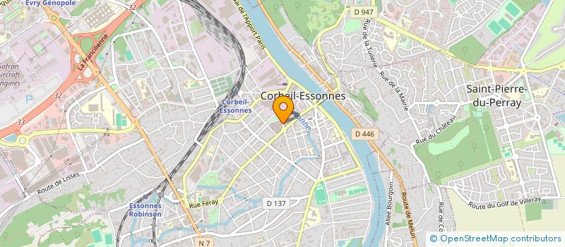 localisation de l'entreprise COMITE DU BAKAKAKA  CORBEIL-ESSONNES