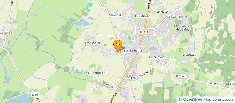 localisation de l'entreprise COMITE DU BOUDIN  MANZIAT