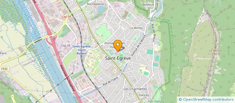 localisation de l'entreprise COMITE DU CANTON DE SAINT-EGREVE DE L'ASSOCIATION NATIONALE DES ANCIEN-NE-S COMBATTANT-E-S ET AMI-E-S DE LA RESISTANCE  SAINT-EGREVE