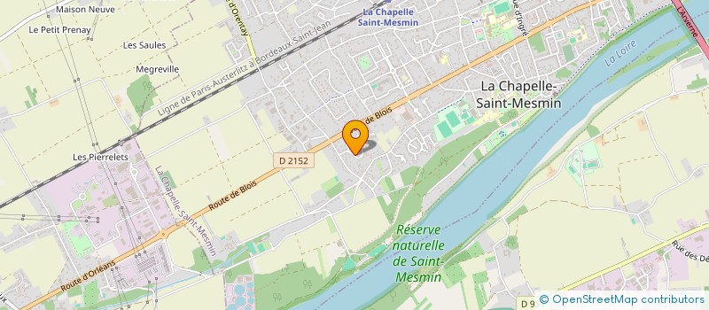 localisation de l'entreprise COMITE DU CENTRE DES JOINVILLAIS à LA CHAPELLE-SAINT-MESMIN
