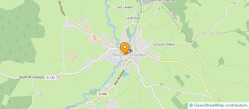 localisation de l'entreprise COMITE DU COMICE AGRICOLE à MOULINS-ENGILBERT