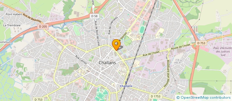 localisation de l'entreprise COMITE DU CONCOURS FOIRE DE CHALLANS à CHALLANS