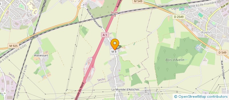 localisation de l'entreprise COMITE DU HAMEAU DE MARTINSART  SECLIN