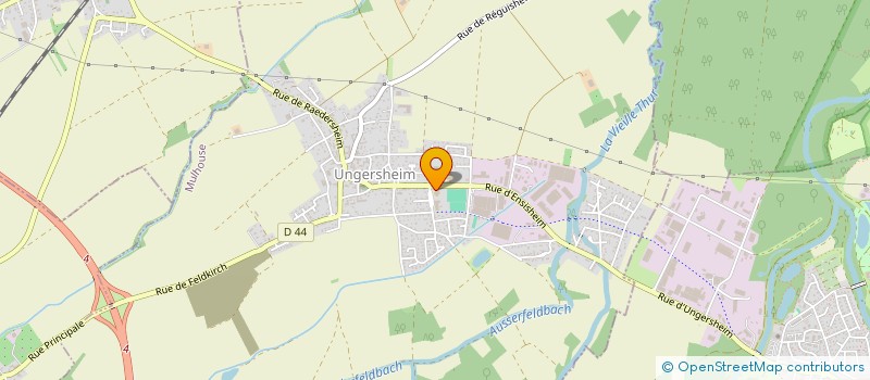 localisation de l'entreprise COMITE DU HAUT-RHIN D'HALTEROPHILIE-MUSCULATION à UNGERSHEIM
