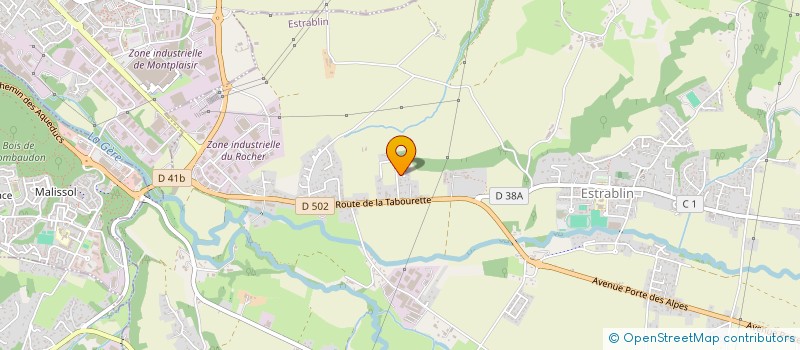 localisation de l'entreprise COMITE DU LYONNAIS DE TAROT  ESTRABLIN