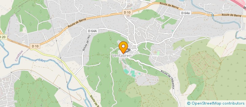 localisation de l'entreprise COMITE DU PERSONNEL MUNICIPAL DE VENTABREN  VENTABREN