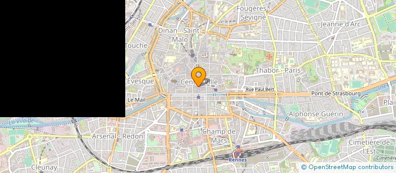 localisation de l'entreprise COMITE DU SALON DU JARDINAGE à RENNES