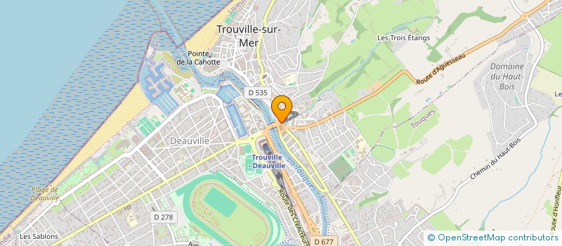 localisation de l'entreprise COMITE DU SECOURS DU CANTON DE TROUVILLE à TROUVILLE-SUR-MER