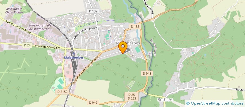 localisation de l'entreprise COMITE DU SECOURS POPULAIRE DE MALESHERBES à LE MALESHERBOIS