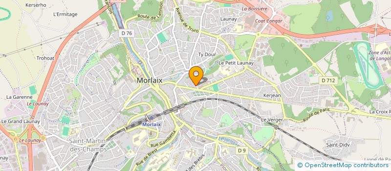localisation de l'entreprise COMITE DU SECOURS POPULAIRE DU PAYS DE MORLAIX à MORLAIX