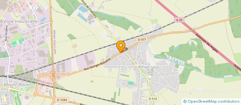 localisation de l'entreprise COMITE DU SECOURS POPULAIRE FRANCAIS à ATHIES-SOUS-LAON