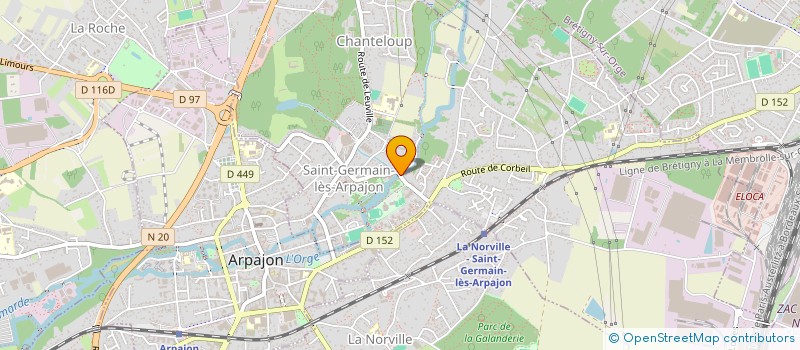 localisation de l'entreprise COMITE DU SECOURS POPULAIRE FRANCAIS D'ARPAJON ET SES ENVIRONS COMITE DE L'ARPAJONNAIS à SAINT-GERMAIN-LES-ARPAJON
