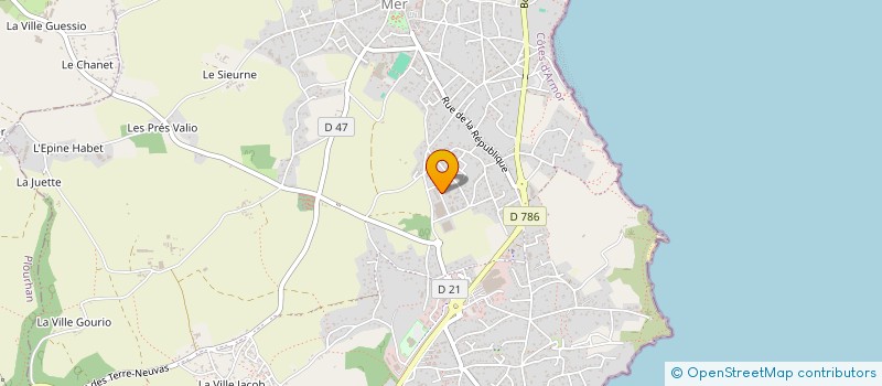 localisation de l'entreprise COMITE DU SECOURS POPULAIRE FRANCAIS DE BINIC - ETABLES SUR MER  BINIC-ETABLES-SUR-MER