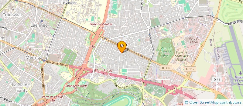 localisation de l'entreprise COMITE DU SECOURS POPULAIRE FRANCAIS DE BRON à BRON