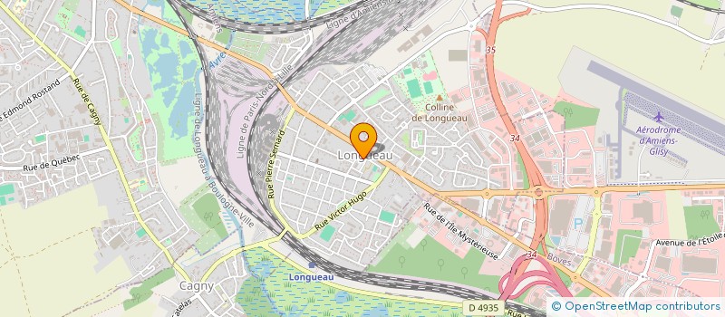 localisation de l'entreprise COMITE DU SECOURS POPULAIRE FRANCAIS DE LONGUEAU à LONGUEAU