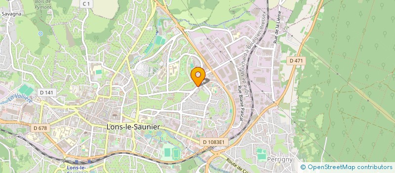 localisation de l'entreprise COMITE DU SECOURS POPULAIRE FRANCAIS DE LONS LE SAUNIER à LONS-LE-SAUNIER