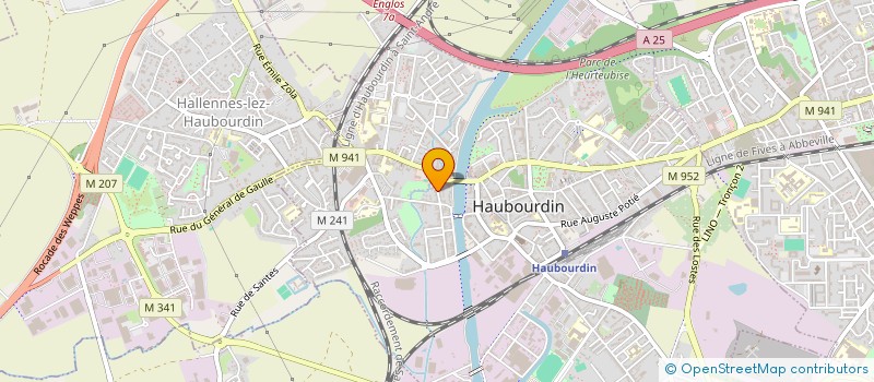 localisation de l'entreprise COMITE DU SECOURS POPULAIRE FRANCAIS DE LOOS  HAUBOURDIN