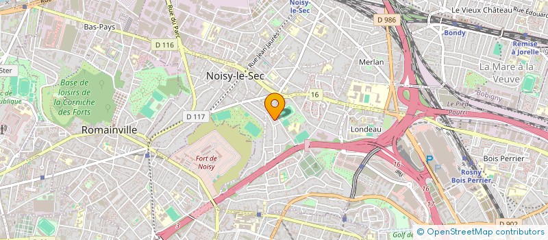 localisation de l'entreprise COMITE DU SECOURS POPULAIRE FRANCAIS DE NOISY LE SEC à NOISY-LE-SEC