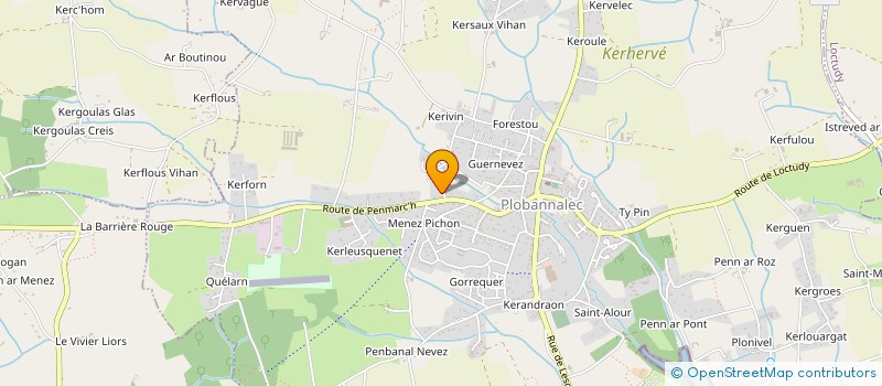 localisation de l'entreprise COMITE DU SECOURS POPULAIRE FRANCAIS DE PLOBANNALEC-LESCONIL  PLOBANNALEC-LESCONIL