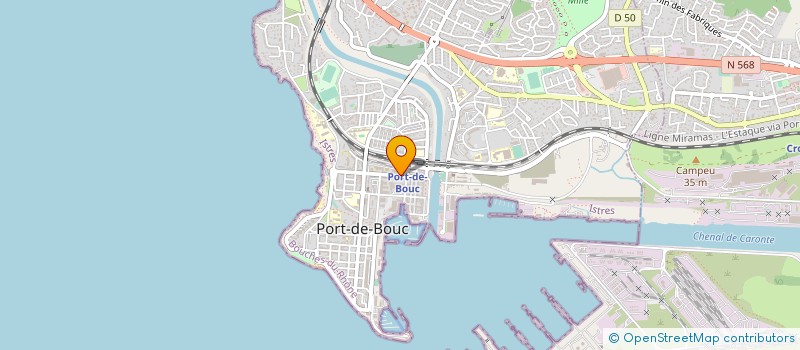 localisation de l'entreprise COMITE DU SECOURS POPULAIRE FRANCAIS DE PORT-DE-BOUC à PORT-DE-BOUC
