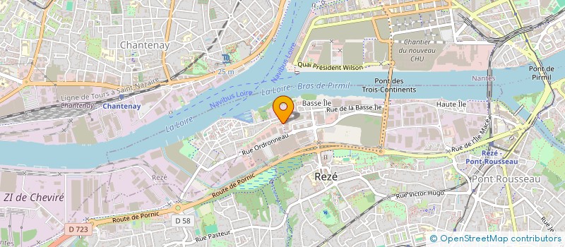 localisation de l'entreprise COMITE DU SECOURS POPULAIRE FRANCAIS DE REZE à REZE