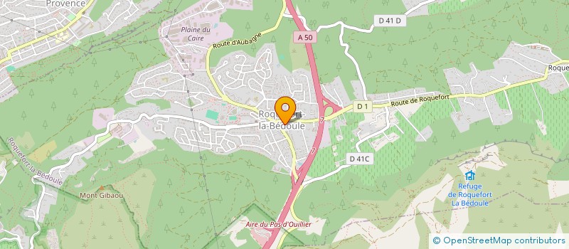 localisation de l'entreprise COMITE DU SECOURS POPULAIRE FRANCAIS DE ROQUEFORT LA BEDOULE  ROQUEFORT-LA-BEDOULE