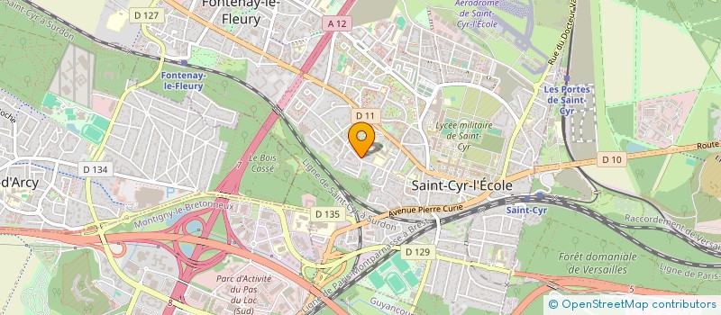 localisation de l'entreprise COMITE DU SECOURS POPULAIRE FRANCAIS DE SAINT-CYR-L'ECOLE à SAINT-CYR-L'ECOLE