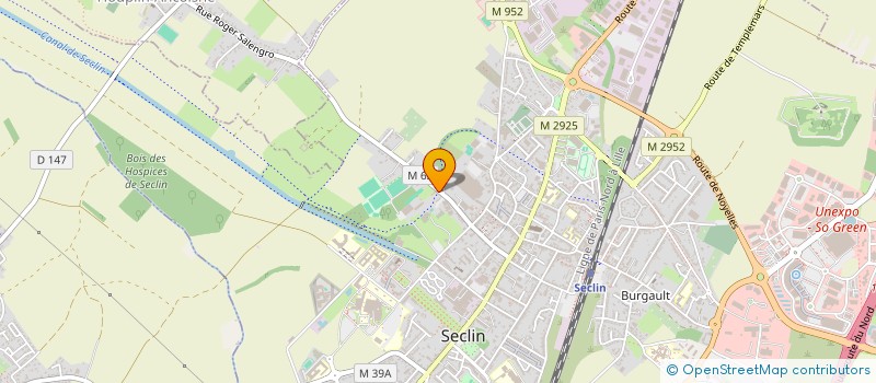 localisation de l'entreprise COMITE DU SECOURS POPULAIRE FRANCAIS DE SECLIN  SECLIN