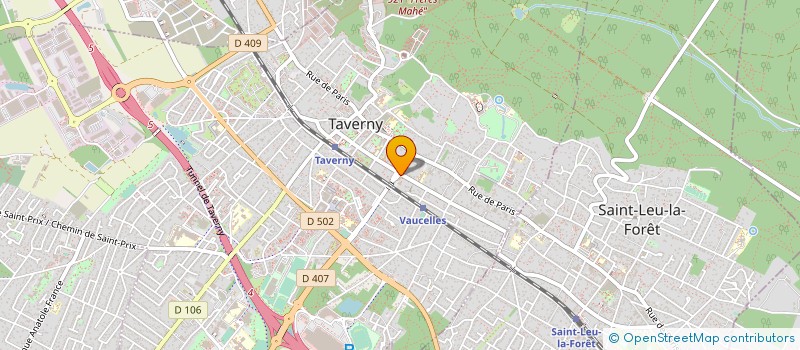 localisation de l'entreprise COMITE DU SECOURS POPULAIRE FRANCAIS DE TAVERNY à TAVERNY