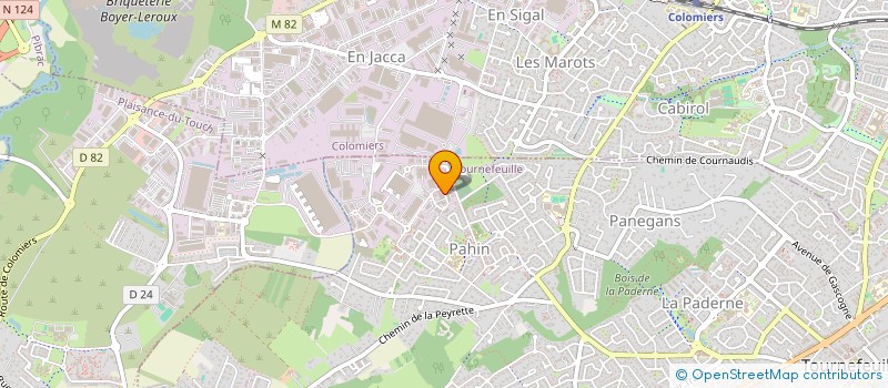 localisation de l'entreprise COMITE DU SECOURS POPULAIRE FRANCAIS DE TOURNEFEUILLE à TOURNEFEUILLE