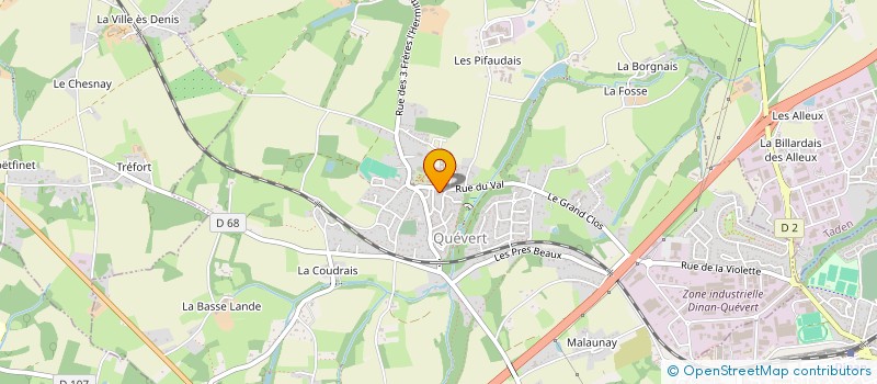 localisation de l'entreprise COMITE DU TOUR DE LA PAIX à QUEVERT