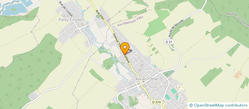 localisation de l'entreprise COMITE DU TOURISME DE LA REGION DU PAYS D' OTHE ET D' ARMANCE  COURSAN-EN-OTHE