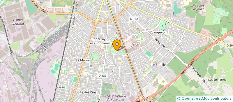 localisation de l'entreprise COMITE DU TOURISME ET DE LA CULTURE DE L'ARCHIPEL DES COMORES DE LA SARTHE  LE MANS