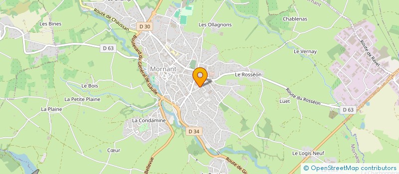 localisation de l'entreprise COMITE ECOLES DE LA PAROISSE à MORNANT