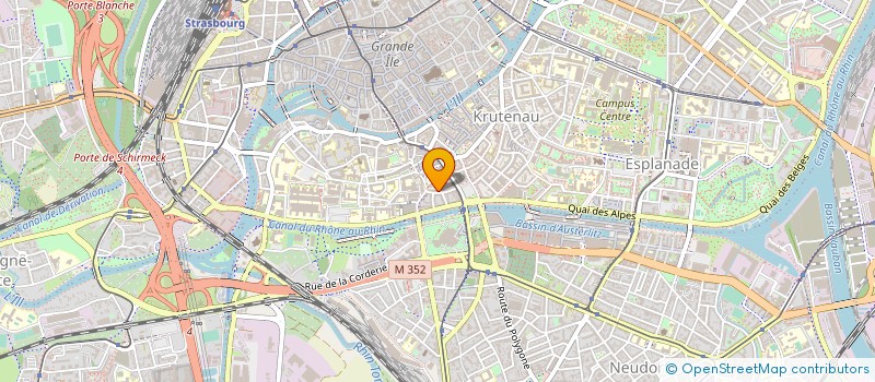 localisation de l'entreprise COMITE ENT CENTRE TRANSFUSION à STRASBOURG