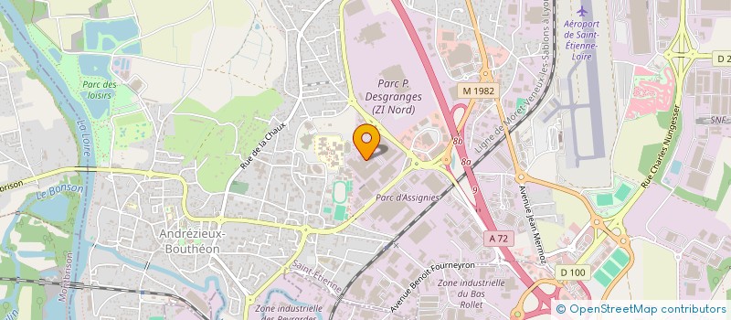 localisation de l'entreprise COMITE ENT DOUWE EGBERTS FRANCE  ANDREZIEUX-BOUTHEON