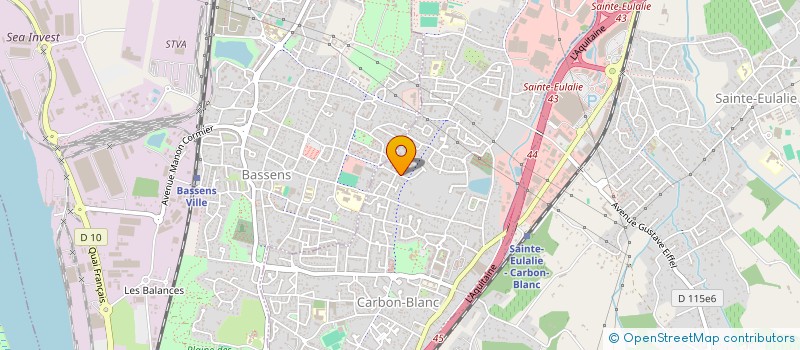 localisation de l'entreprise COMITE ENTENTE ANC COMBATTANTS VICTIMES GUERRE  CARBON-BLANC