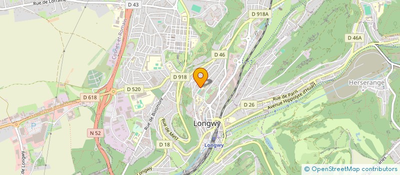 localisation de l'entreprise COMITE ENTR CAISSE PRIMAIRE SECUR SOCIAL à LONGWY