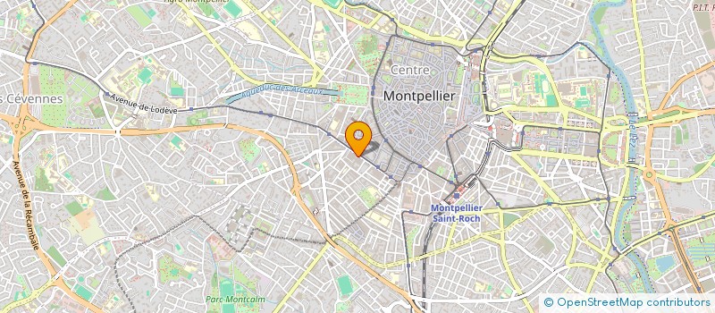 localisation de l'entreprise COMITE ENTR CAISSE REG LANGUEDOC ROUSSI à MONTPELLIER