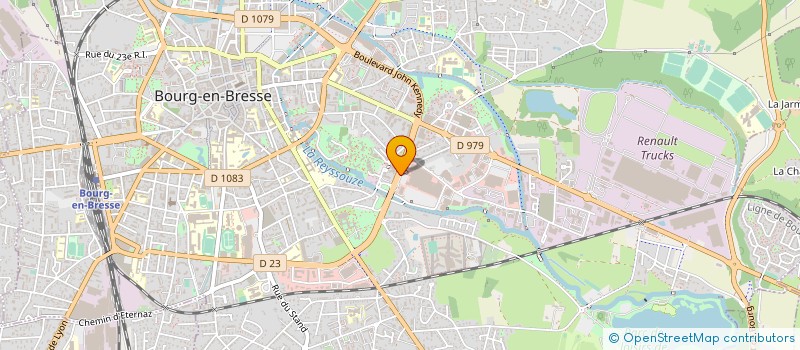 localisation de l'entreprise COMITE ENTR CARCOOP à BOURG-EN-BRESSE