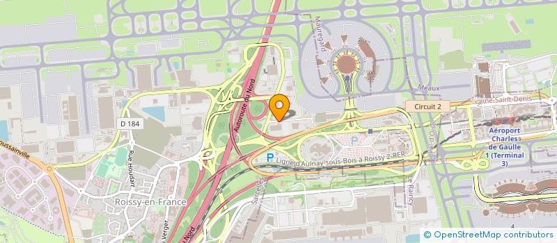 localisation de l'entreprise COMITE ENTR CATERAIR FRANCE à ROISSY-EN-FRANCE