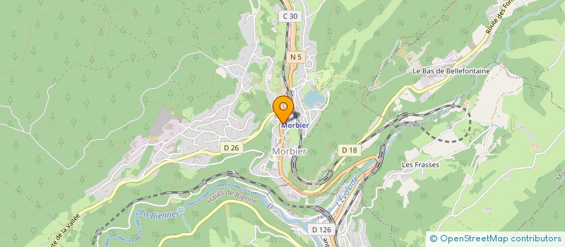 localisation de l'entreprise COMITE ENTR CHARLES BOURGEOIS  MORBIER