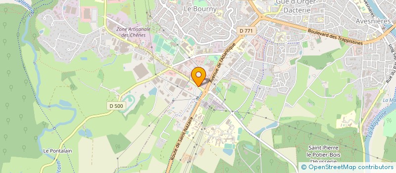 localisation de l'entreprise COMITE ENTR CREDIT AGRICOLE DE MAYENNE à LAVAL