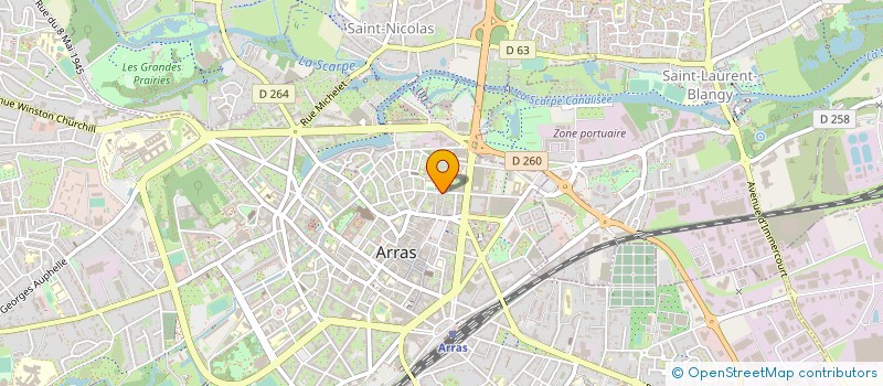 localisation de l'entreprise COMITE ENTR CTRE EDUCATION JEUNES SOURDS à ARRAS