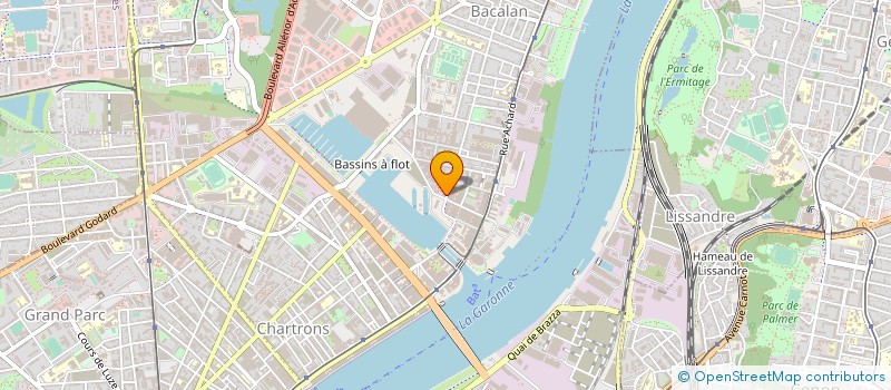 localisation de l'entreprise COMITE ENTR DES TRANSPORTS G MORAUD à BORDEAUX