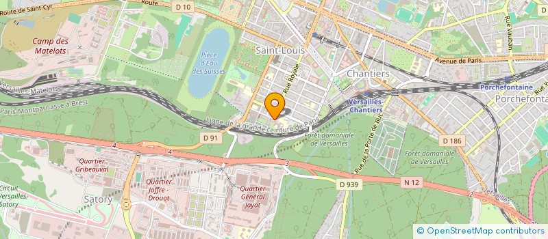localisation de l'entreprise COMITE ENTR ECOLE NOTRE DAME G à VERSAILLES